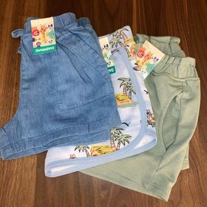 Set of girls 4t pull on shorts